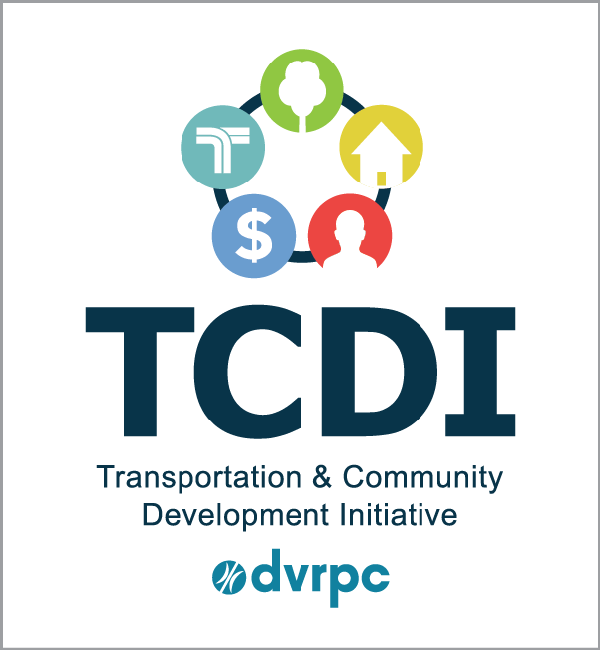 The logo for DVRPC's Transportation & Community Development