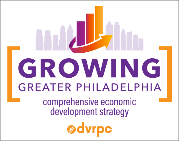 The logo for Growing Greater Philadelphia: Comprehensive Economic Development Strategy