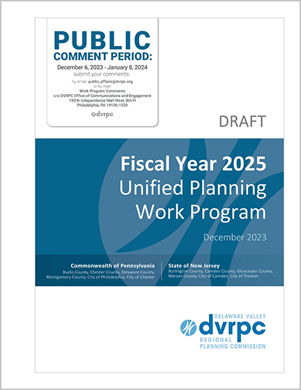 The cover of the Draft Work Program document for Public Comment
