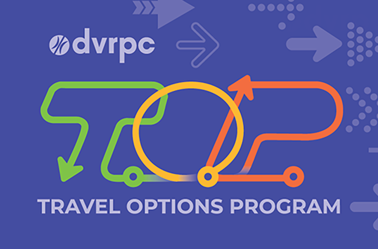 The logo for DVRPC's Travel Options Program