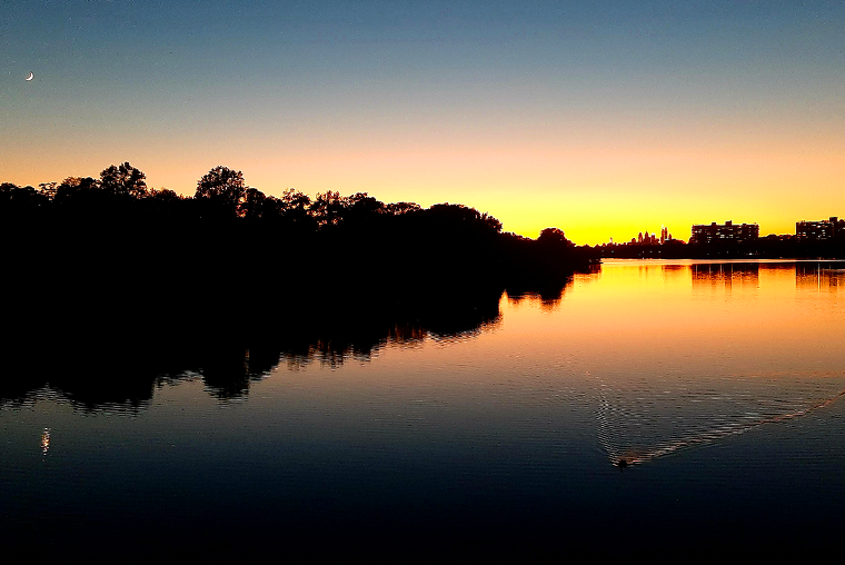 Cooper River Park at sunset