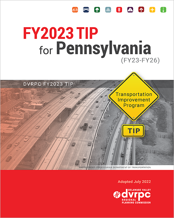 An image of the cover of the FY23 TIP for Pennsylvania