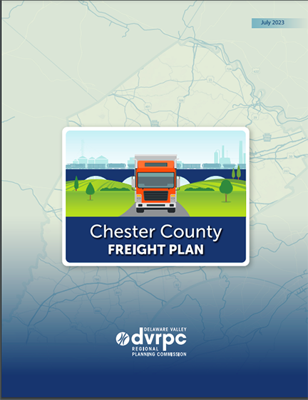 The cover for the Chester County Freight Plan