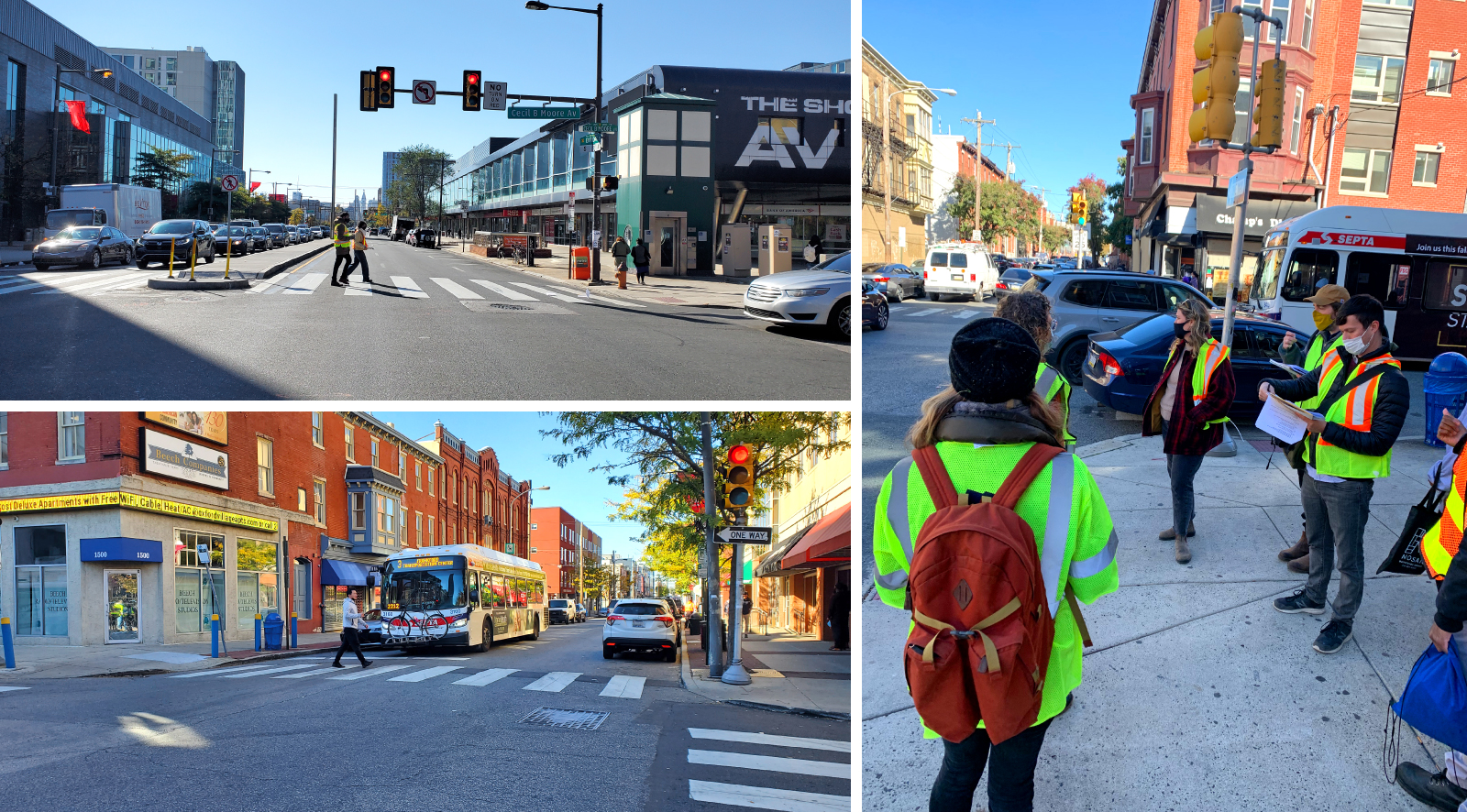 Photos from the road safety audit