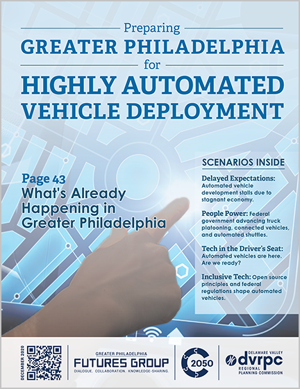 Preparing Greater Philadelphia for Highly Automated Vehicle Deployment report cover