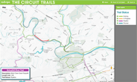 Web Trails Mapping Application