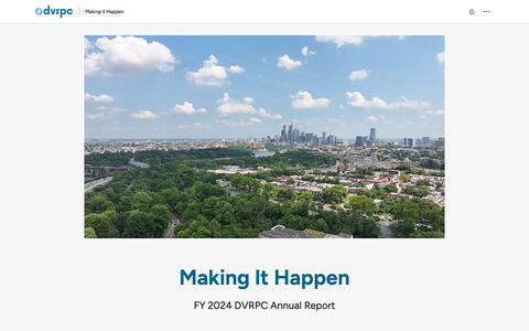 DVRPC Annual Report 2024 Thumbnail