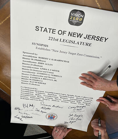 New Jersey legislation being signed